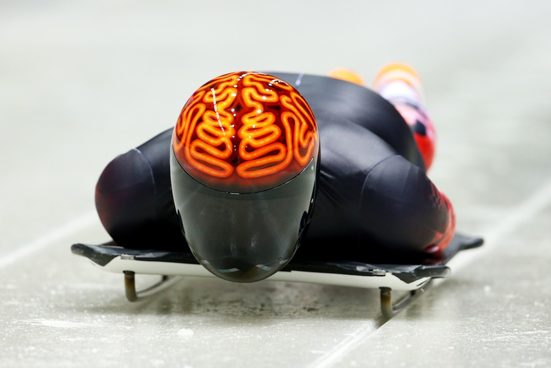 Illustration for article titled Skeleton Helmets Are The Coolest Thing At The Olympics